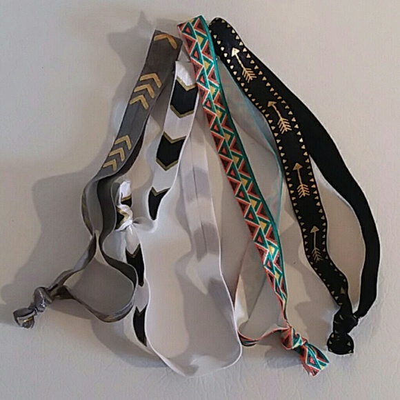 Accessories - 4 pk bundle of Aztec and arrow headbands